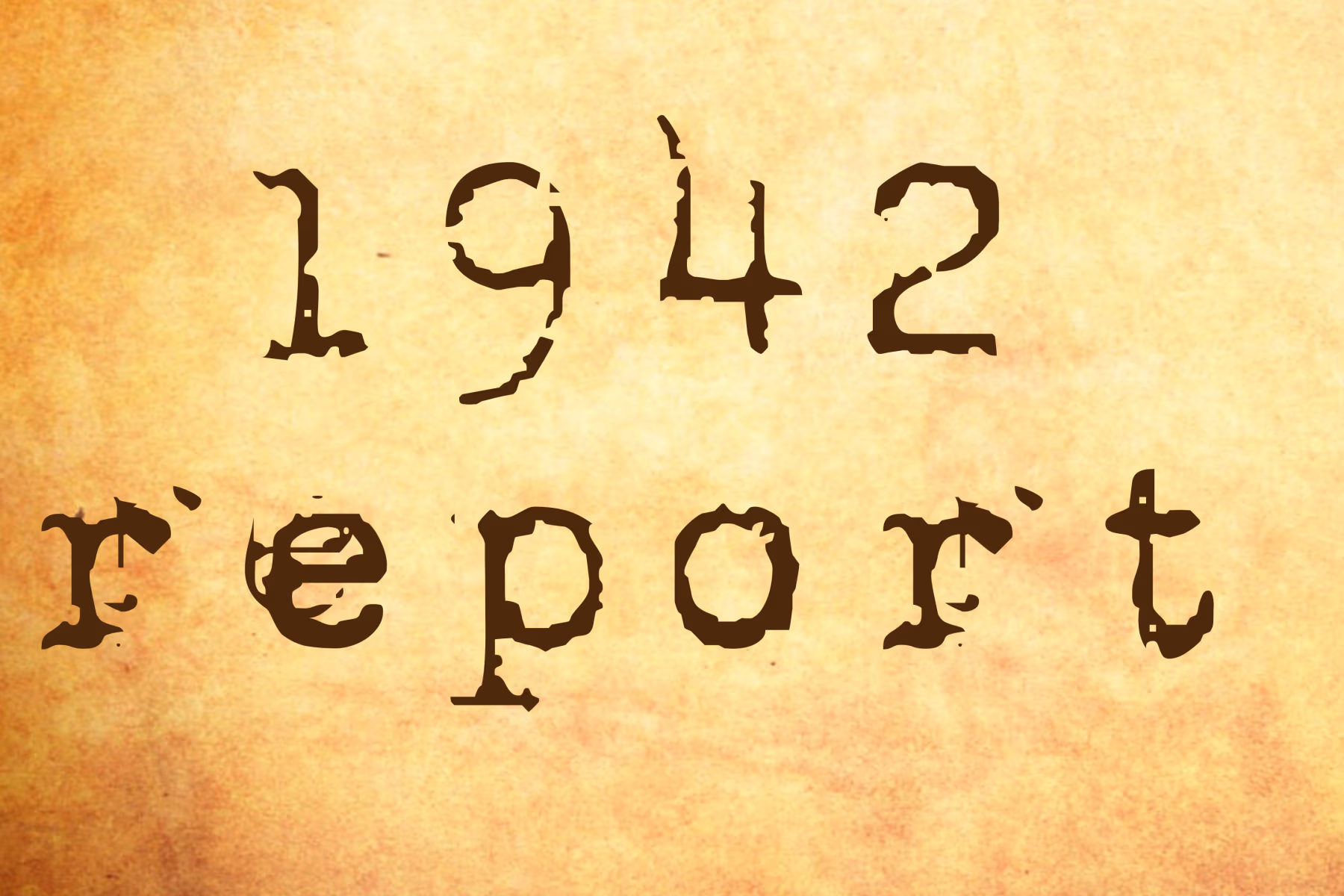 1942 Report